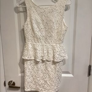 Forever 21 White Lace Dress - size S
